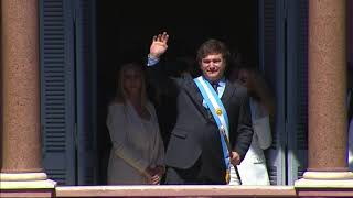 Thumbnail for En CASA ROSADA, Milei cantó y dio un discurso desde el balcón