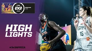 Egypt 🇪🇬 vs Kenya 🇰🇪 | Women | Final Highlights | FIBA 3x3 Africa Cup 2023