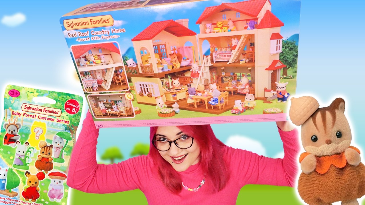 Buduje DOMEK Sylvanian Families 🏡 OTWIERAM Saszetki Niespodzianki #1