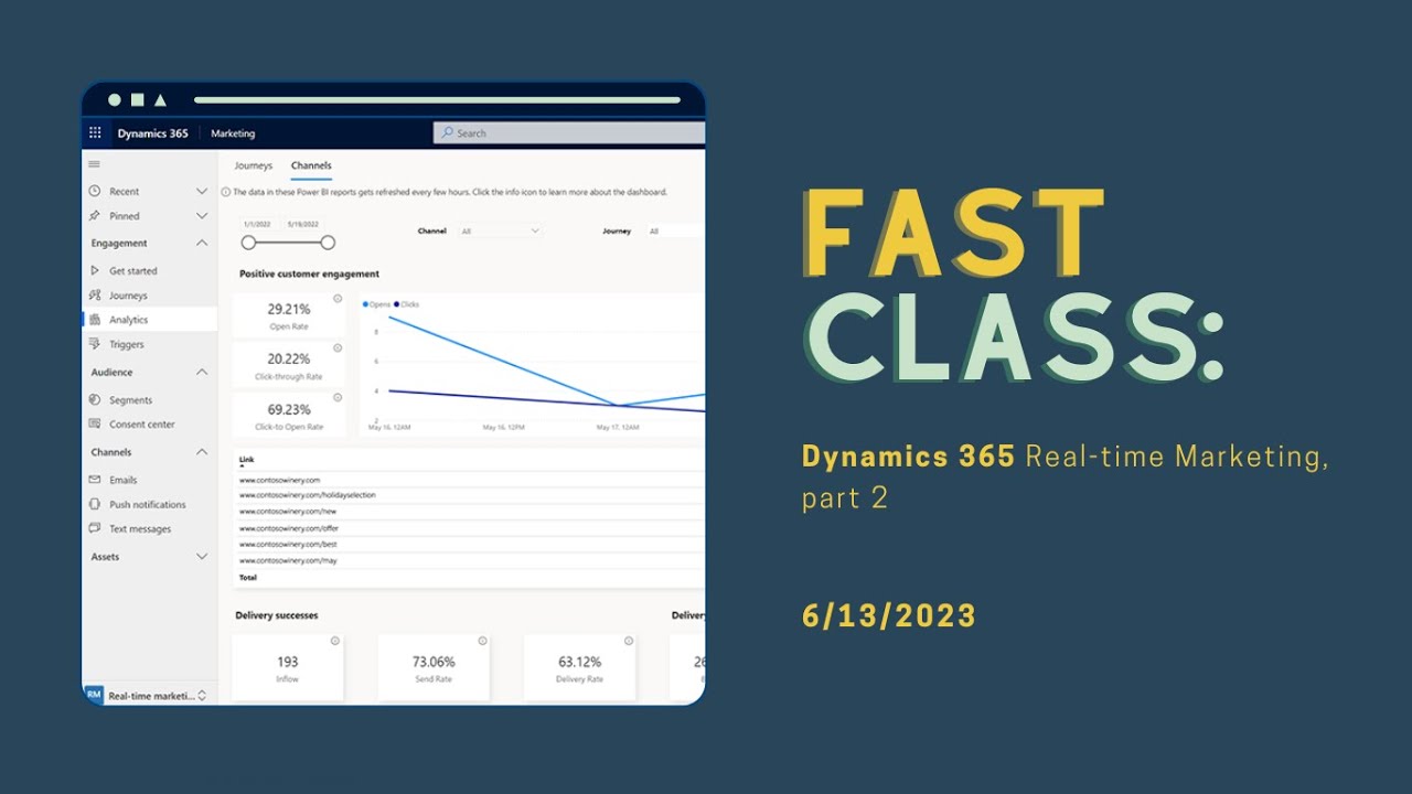Dynamics 365 Real-time marketing, part 2 - YouTube