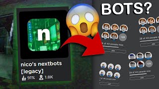 Nico's Nextbots Legacy BOTTED Their Games? ..