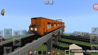 Metro de la CDMX en Minecraft.