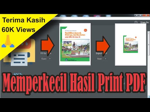 Video: Bagaimana cara mencetak PDF dengan ukuran tertentu?