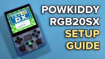 Powkiddy RGB20SX Ultimate Setup Guide - ArkOS, Roms & Pico-8, Box Art and Tweaks