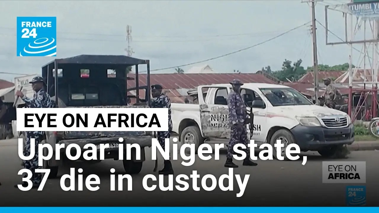 Uproar in Niger state, 37 die in custody • FRANCE 24 English