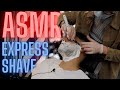 Extremely Satisfying & Relaxing ASMR Express Shave In Barbershop No Music No Talking