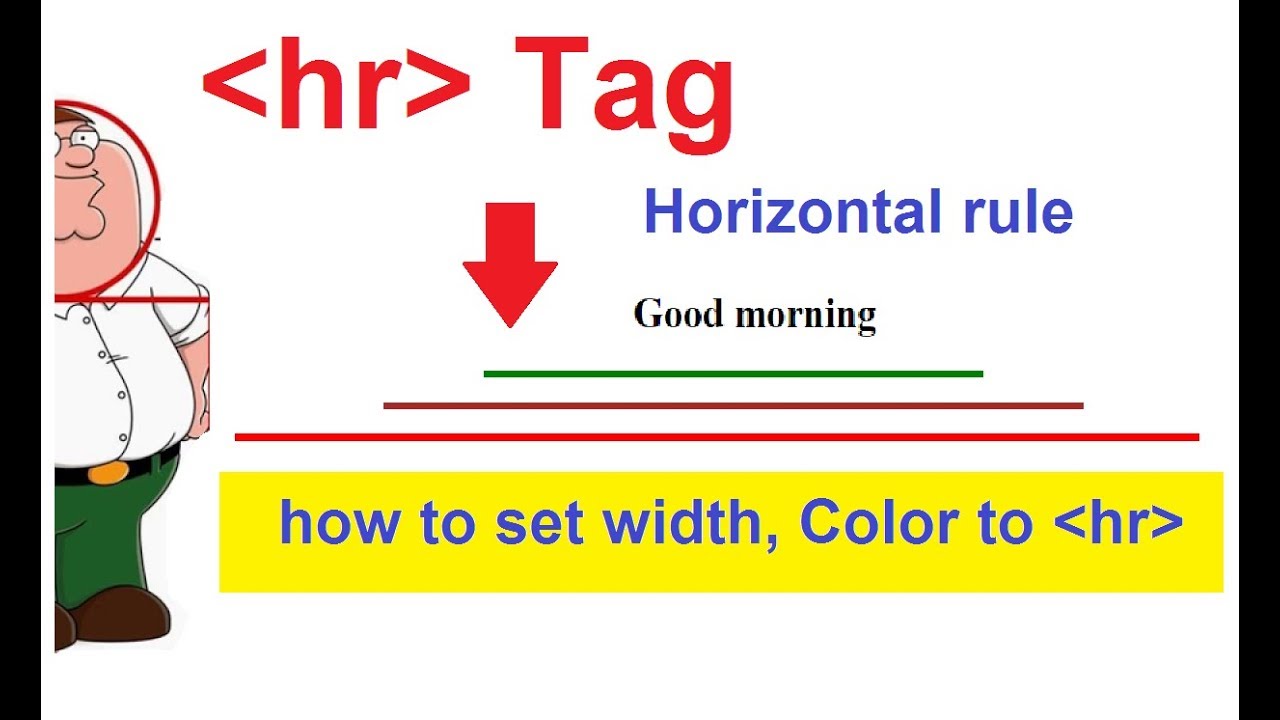 Hr Tag In Html Html Hr And Its Properties Horizontal Rule In Html