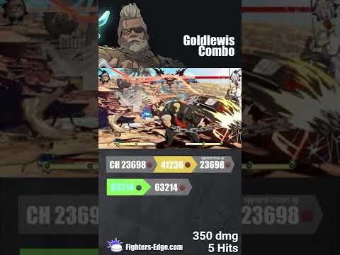 Goldlewis Behemoth Typhoon combo #ggst #ggst_go #goldlewis #guiltygear #strive #fgc #combos #shorts