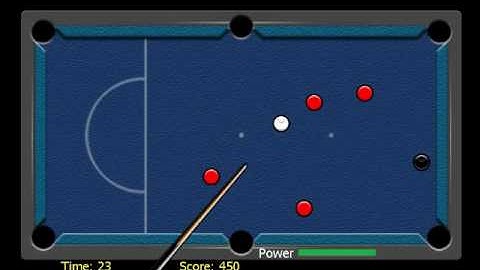 2D Pool - Uni Work - Latest Build