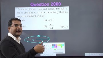If number of turns area and current through coil is given by n A and i respectively then its
