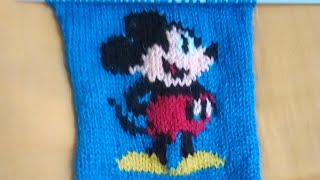 Mickey mouse cartoon design for sweater 