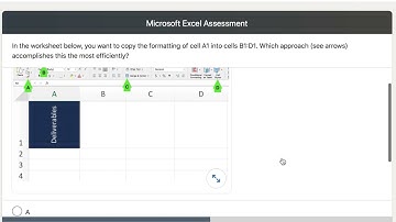 LinkedIn Excel Assessment Questions - Full Excel Test