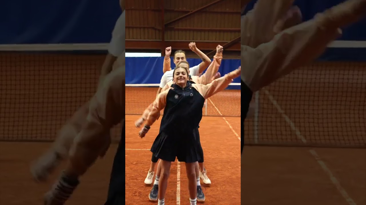 Do you like this side of Aryna Sabalenka! Dance with Ball girls