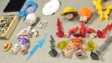 Lego one piece | Monkey d luffy gear five Sun God Nika | Minifigures Lego Unofficial