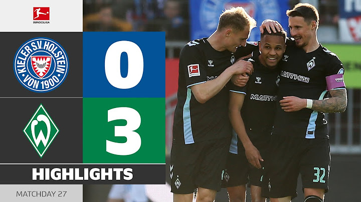 FREE-KICK Goal from an IMPOSSIBLE Angle | HOLSTEIN KIEL - SV WERDER BREMEN | Highlights | MD 27
