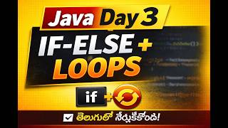 Day 3 Java | Conditional Statements Explained in Telugu@NandiniPuli12