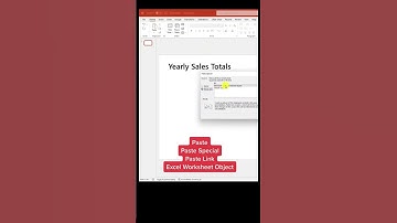 Embed & Link Excel into PowerPoint#shorts#video#powerpoint