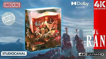 Akira Kurosawa’s Ran 4K UltraHD Blu-Ray Limited Collector’s Edition Unboxing from StudioCanal