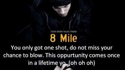 Eminem lose yourself lyrics genius