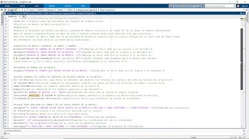 Cambio de valores dentro de una Matriz aleatoria en matlab