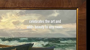 The Frame Around "Beached Dories" by Paul Strisik