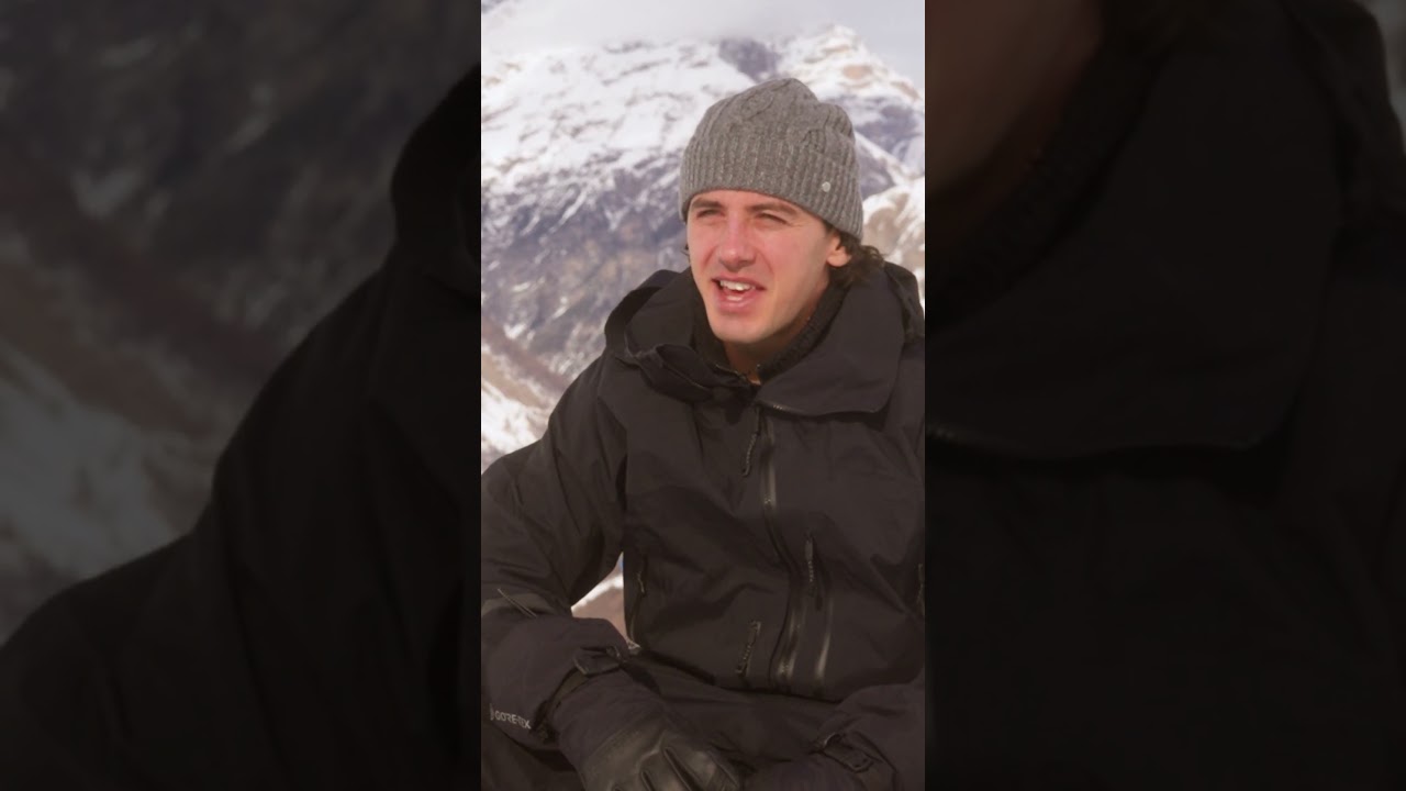 A golden tribute for Mark McMorris as he competes in his fourth Olympic Winter Games 🏔️🏂