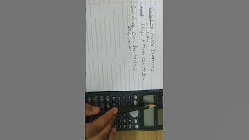 Reset CASIO FX 991 MS Calculator