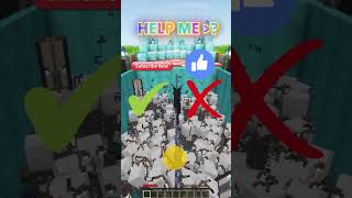 Minecraft Chain Breaking Survival Challenge! 😱 Who Reaches the Checkpoint? #viral