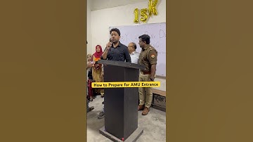 How to Prepare for AMU Entrance || Aligarh Muslim University || 6th AMU Entrance #motivation #shorts