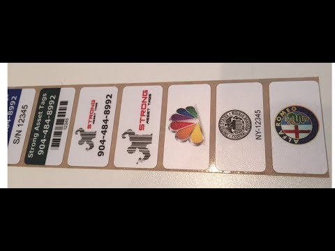 Property of stickers