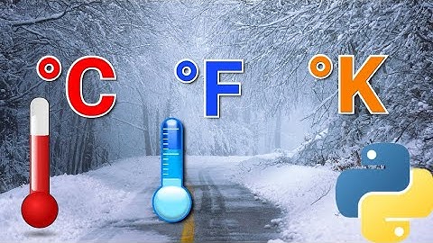 🌡🤒Fahrenheit, Celsius and Kelvin conversion program using Python.