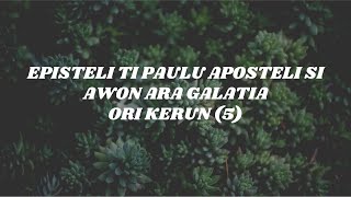 Galatia 5