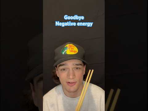 Getting Rid of Your Negative Energy… Uniquely #asmr #shorts
