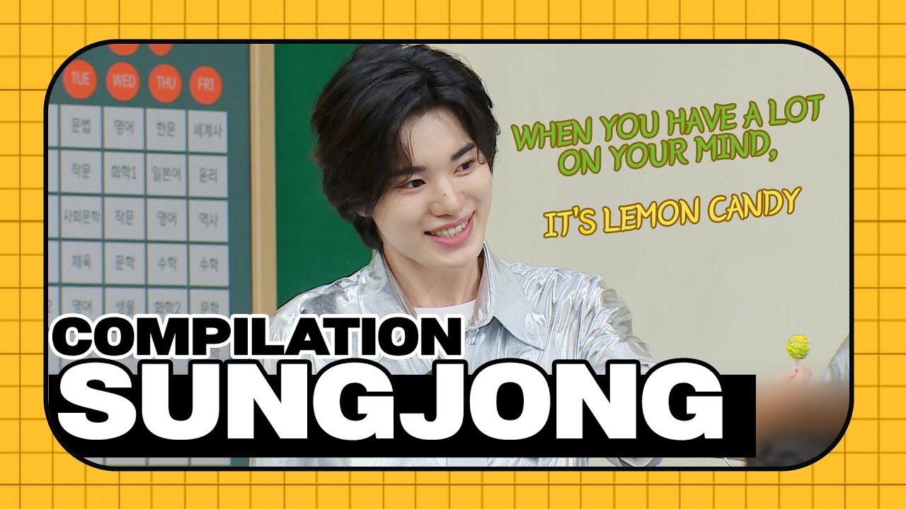 [ENG SUB] INFINITE SungJong Compilation 💛