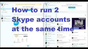 How To Run 2 Skype Accounts at The Same Time.