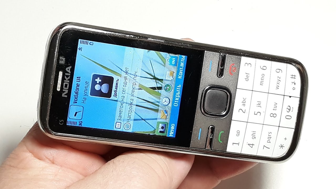 Nokia C5-00 White RM-645. Красивый ретро телефон из Германии. Отвязал ...