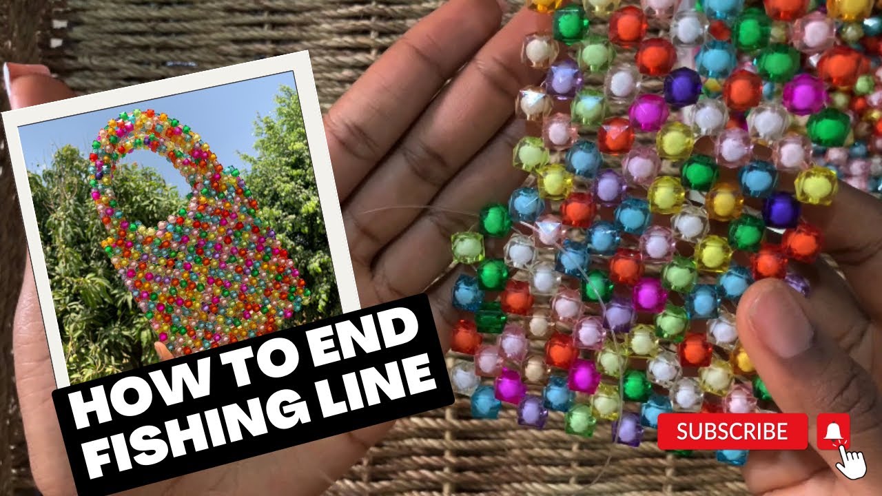 HOW TO END YOUR FISHING LINE/THREAD WHEN MAKING BEADED BAGS DON'T