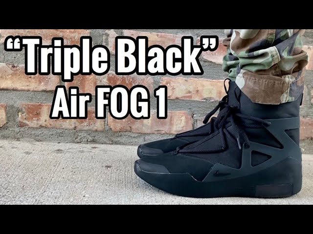 Fear Of God × Nike Air 1 "Triple Black"