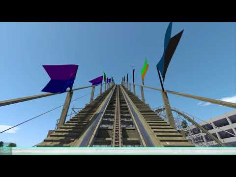 Ravine Diver (No Limits 2 terrain wooden coaster)