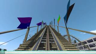 Ravine Diver (No Limits 2 terrain wooden coaster)
