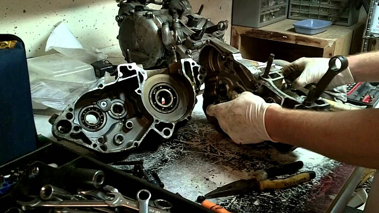 1994 yz250 bottom end locked up crank shot YouTube