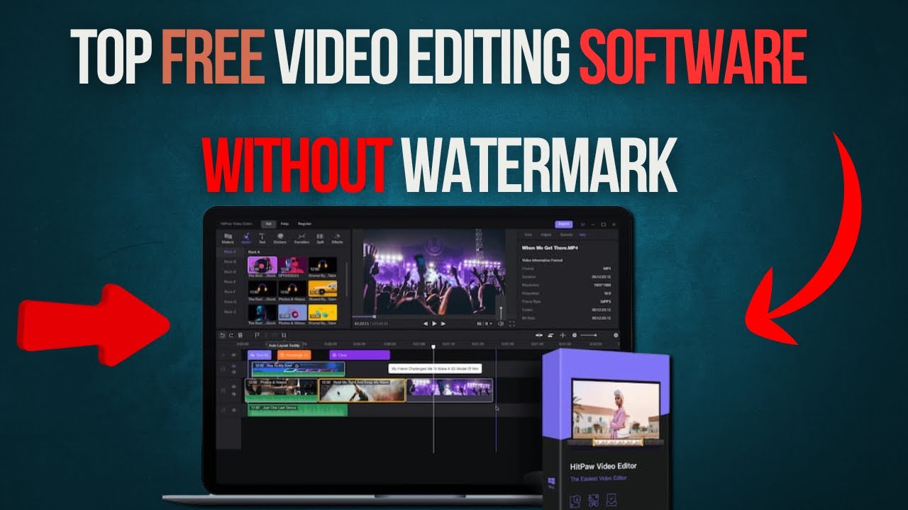Top free professional video editing software without watermark youtube