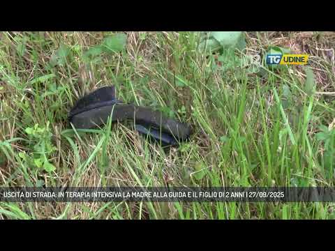 USCITA DI STRADA: IN TERAPIA INTENSIVA LA MADRE ALLA GUIDA E IL FIGLIO DI 2 ANNI | 27/09/2025