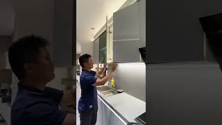 Touch Control Stop And Work Storage Rack For Kitchen Cabinet Hardware