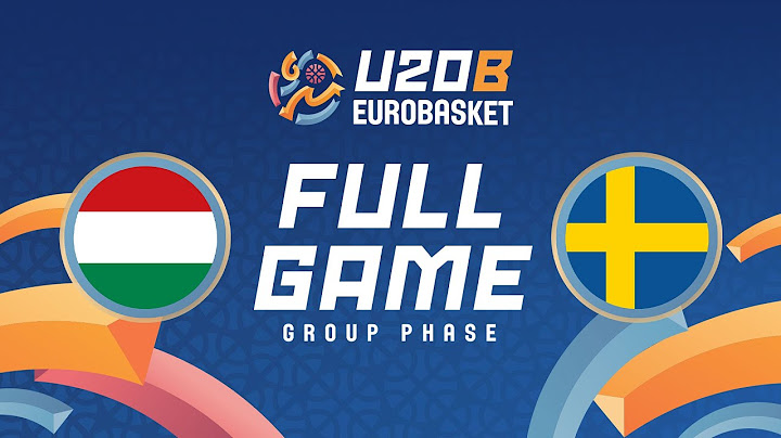 Group Phase | Hungary v Sweden | Full Basketball Game | FIBA U20 EuroBasket 2025 Division B