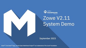 Zowe 2.11 System Demo