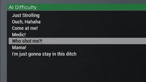 Arma 3 Testing Mission Parameter AI Skill and Zombie Difficulty