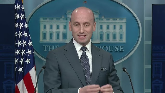FULL: Chief of Staff Stephen Miller joins White House press briefing - YouTube