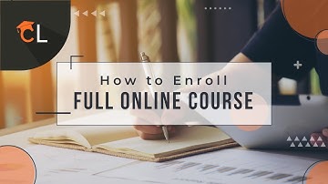 How to Enroll Full Online Course in CrowdLearn