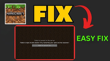 How to Fix: Failed to Connect to Server | Failed to Login: Invalid Session – Minecraft (2025 Guide)